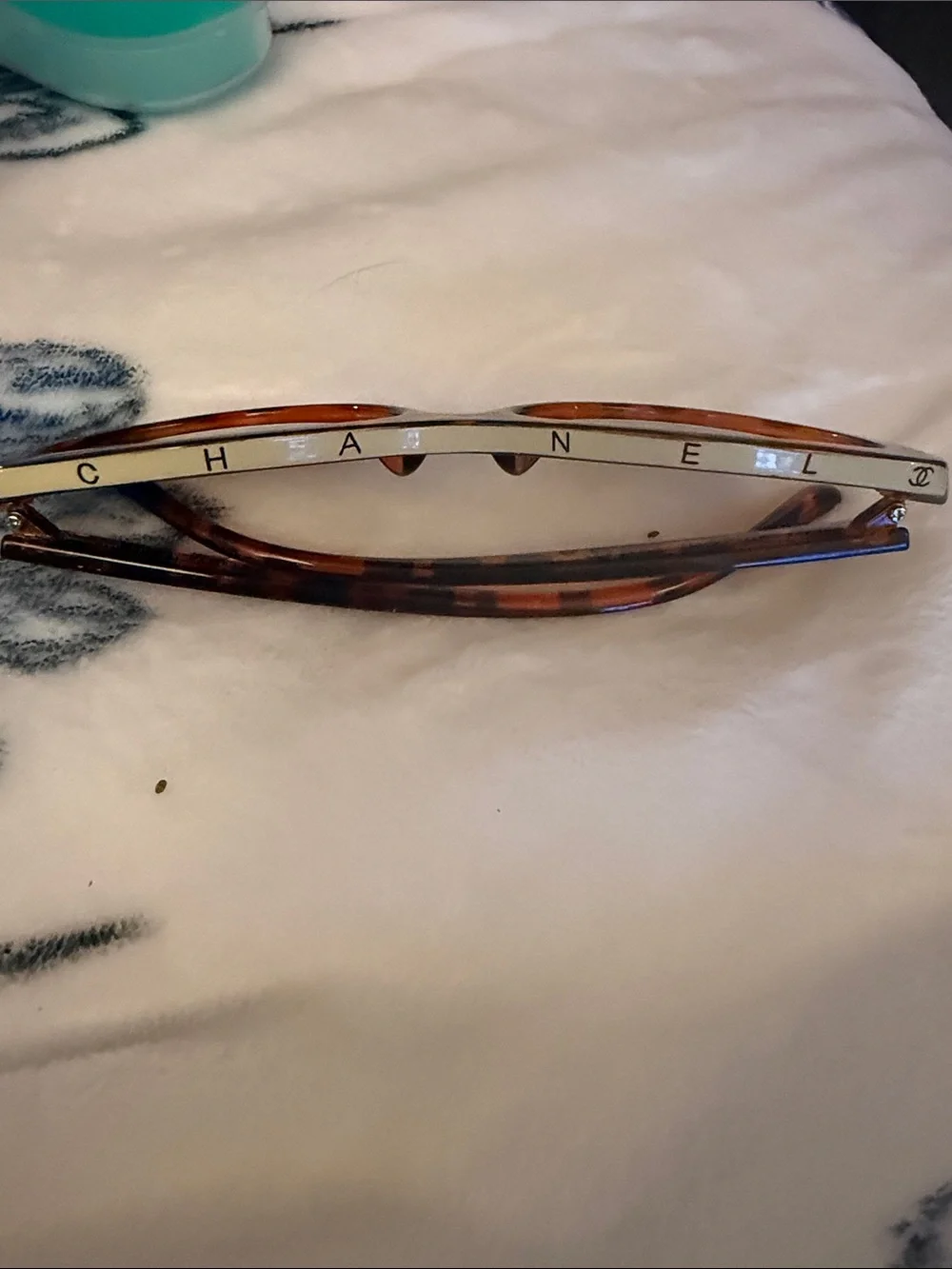 Tortoiseshell Sunglasses with Gold Accent and Brown Lenses
